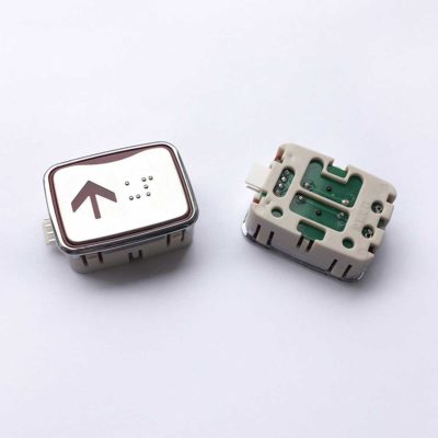 Кнопка поста вызова ASY лифта Sigma (MTD265 стрелка вверх) с браилем