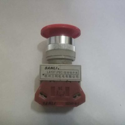 Кнопка аварийной остановки (грибок) LAY37 (2NC) Canny