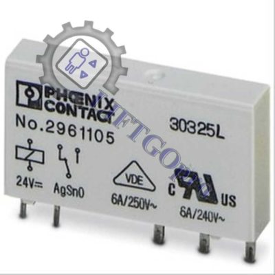 Реле REL-MR- 24DVC/21, 6A/250VAC, SPDT