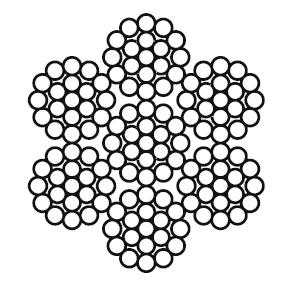 Канат 4 мм, 6х19(1+6+12), гост 3067-88, 1770 Н/мм.кв