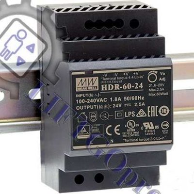Блок питания HDR-60-15,15В,4А,60Вт