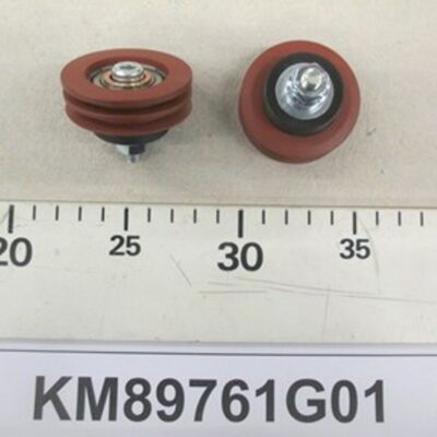 Ролик тросика синхронизации дверей KM89761G01, 52мм, с буфером KONE