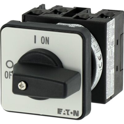 Выключатель T0-2-1/E, 3P, Ie = 12A, FS 0-1, 90 °, 48х48мм, (переднее крепление) ETN