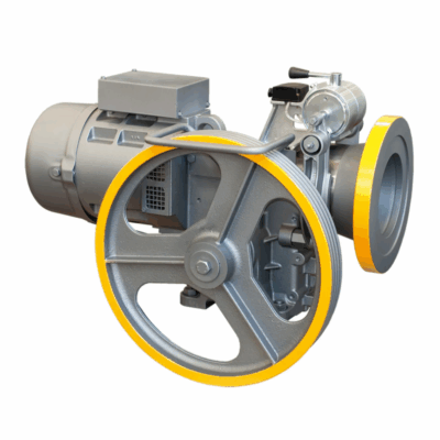 Лебедка лифтовая MR12 SICOR, 400кг., 0.71м/с, в сборе