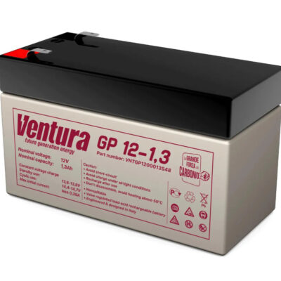 Аккумуляторная батарея VENTURA GP 12-1,3 для ИБП 12В, 1.3Ач