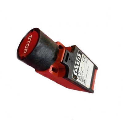 Кнопка STOP эскалатора 506NCE/606NCT (GBA177HS1) Otis (Д=63мм,Ш=37мм,В=29мм)