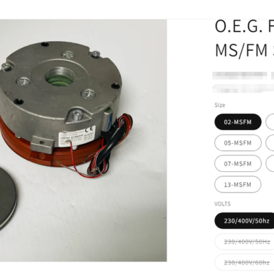 Тормоз/Brake FRENO 15MS/MV 02MSFM 230/400V/50hz