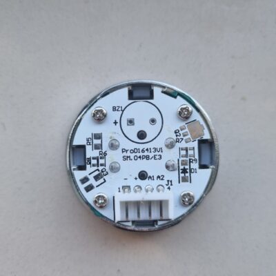 Кнопка поста приказа SM.04PB/E3, KOYO, "15 этаж", белая подсветка с браилем